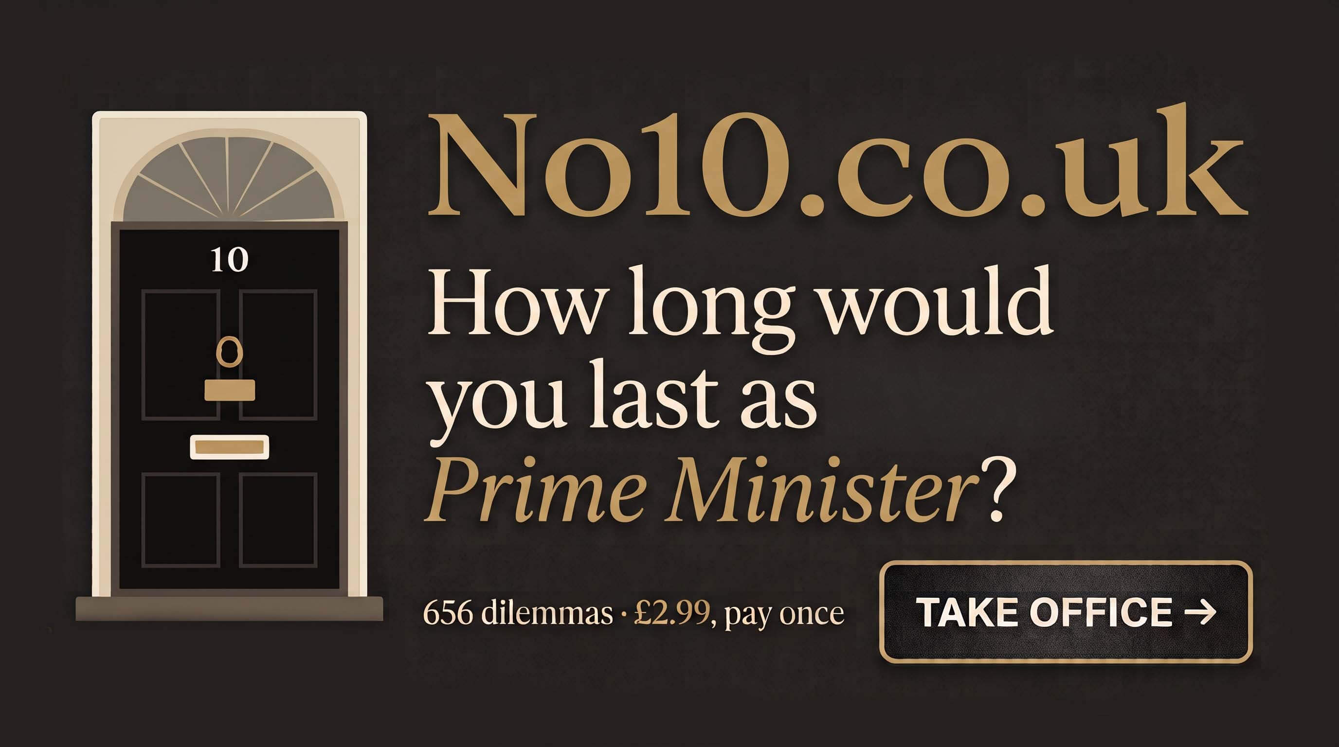 How long would you last as Prime Minister?