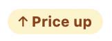 Price up badge - shown when a station's price has increased